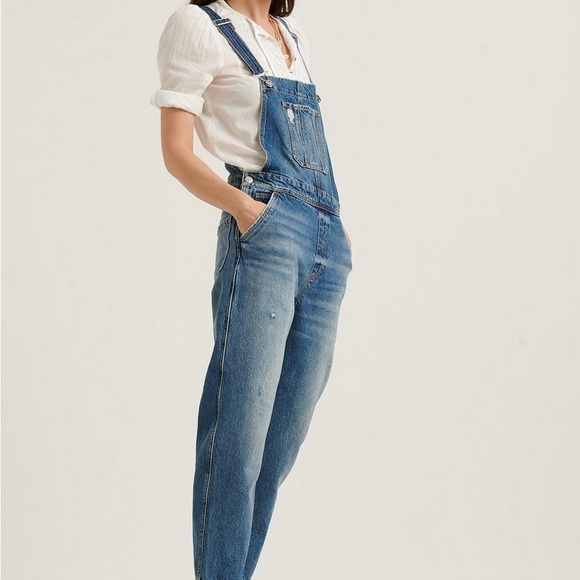 Lucky Brand Relaxed Overalls - Picture 3 of 5